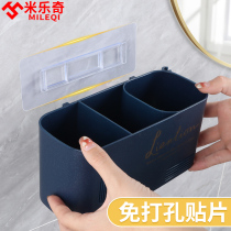 Double-row claws leaving no traces sticky hooks strong adhesive buckles kitchen bathroom dormitory hooks wall-mounted wall-mounted household rack patches bathroom double-sided stickers transparent punch-free traceless buckle holders