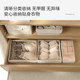 Yuanben fabric ຝ້າຍແລະ linen ກວມເອົາ underwear, underwear ແລະ socks ກ່ອງເກັບຮັກສາ bra three-in-one bra organizer box compartment storage box