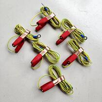 Ground wire electrostatic spray molding machine extended ground conductive wire spray machine host ground wire static spray gun ground