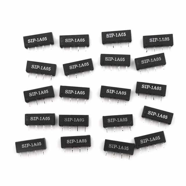 20PCS5VRelaySIP-1A05ReedSwitchRelayForPANCHANGRel