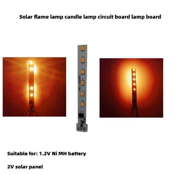 1.2VSolarFlameLampCircuitBoardSolarCandleLamp