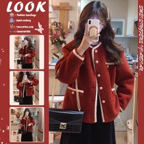 Maternity Autumn and Winter Suit 2023 New Autumn Outerwear Fashionable New Year Jacket Mid-Length Dress Fashion Top