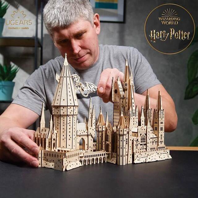 Suitable for Harry Potter-Themed Hogwarts Castle Magic Academy Model DIY Assembly Building Blocks