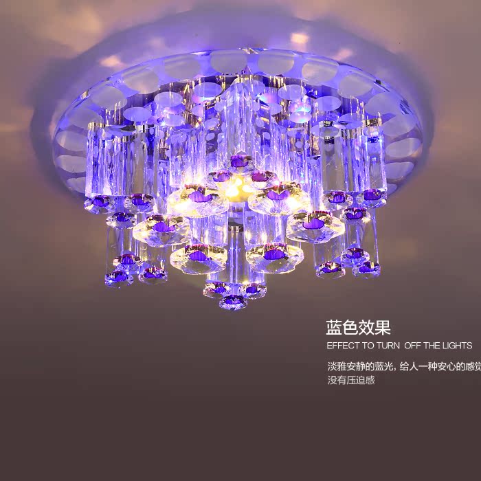 Modern and simple LED corridor crystal light Corridor light Entrance light Foyer light Ceiling light Ceiling light Creative deng