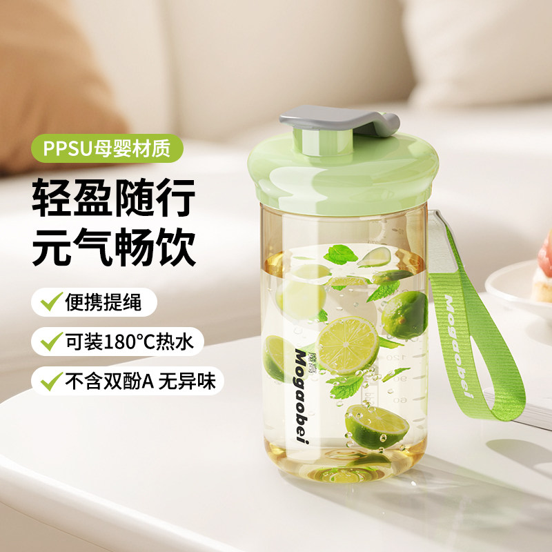 Ppsu Water Cup, Soy Milk Cup, Milk Coffee Cup, High Temperature Resistant, Portable for Students, Travel-Friendly, Anti-Fall Cup, High Appearance Value