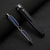 Модные маленькие очки, портативный держатель для ручек, лупа подходит для мужчин и женщин