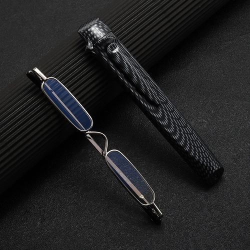 Модные маленькие очки, портативный держатель для ручек, лупа подходит для мужчин и женщин