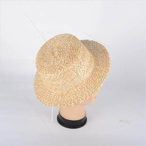 SummerMenHandmadeWildStrawMenFlatTopBowlerHatOutdo