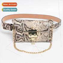 Snake Women Belt Waist Bag Slim Belt Chain Waist Bag Belt Ma