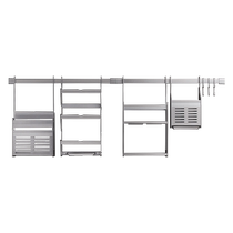 German KPRS kitchen pendant rack set wall-mounted spice rack without punching pot lid rack knife holder chopstick holder