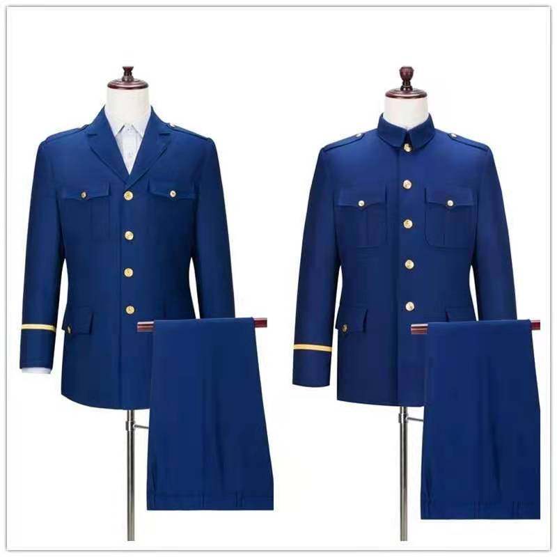 Blue Firefighter 2025 new flame blue firefighter uniform set (spring/autumn/winter ...