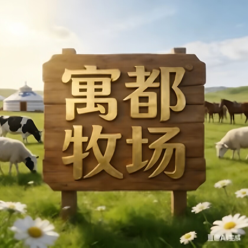 内蒙寓都牧场严选店的LOGO