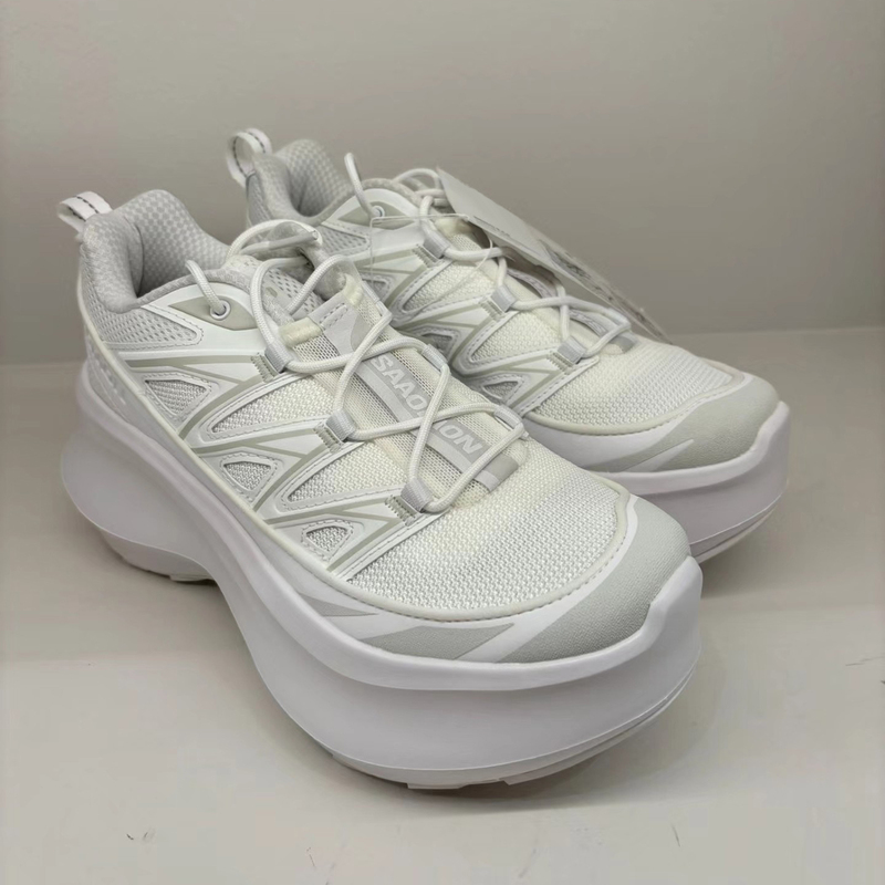 Premium Cdg Collaboration Authentic Version Lisa's Same Style 6Th Generation Sports Thick-Soled Height-Increasing Shoes Unisex White Sneakers