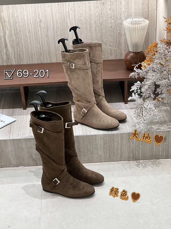 Women's Matte Leather Riding Boots, High-Top Martin Boots, Work Boots, Motorcycle Boots, Slim-Fit Chelsea Boots Women's Matte Leather Riding Boots, High-Top Martin Boots, Work Boots, Motorcycle Boots, Slim-Fit Chelsea Boots