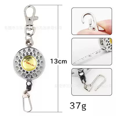 Telescopic buckle Pin Telescopic buckle Rock fishing Luyala wire device Refined steel wire telescopic buckle missed rope Luyatai fishing
