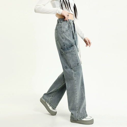 Tide, джинсы, летние штаны, 2025 года, свободный прямой крой