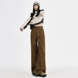 Летние джинсы, штаны, подходит для подростков, для формы тела «груша», в американском стиле, свободный прямой крой