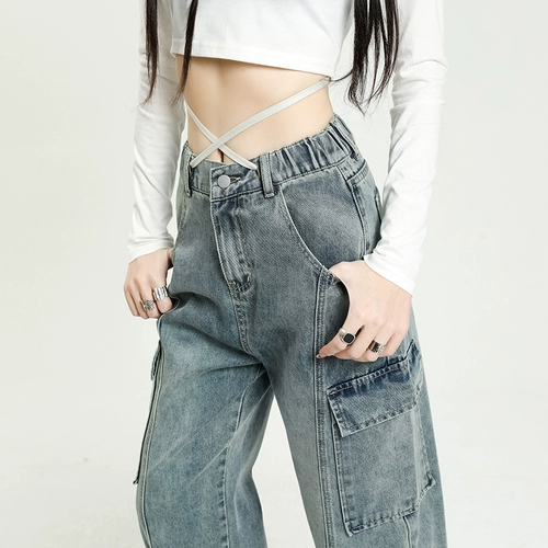 Tide, джинсы, летние штаны, 2025 года, свободный прямой крой