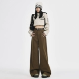 Летние джинсы, штаны, подходит для подростков, для формы тела «груша», в американском стиле, свободный прямой крой