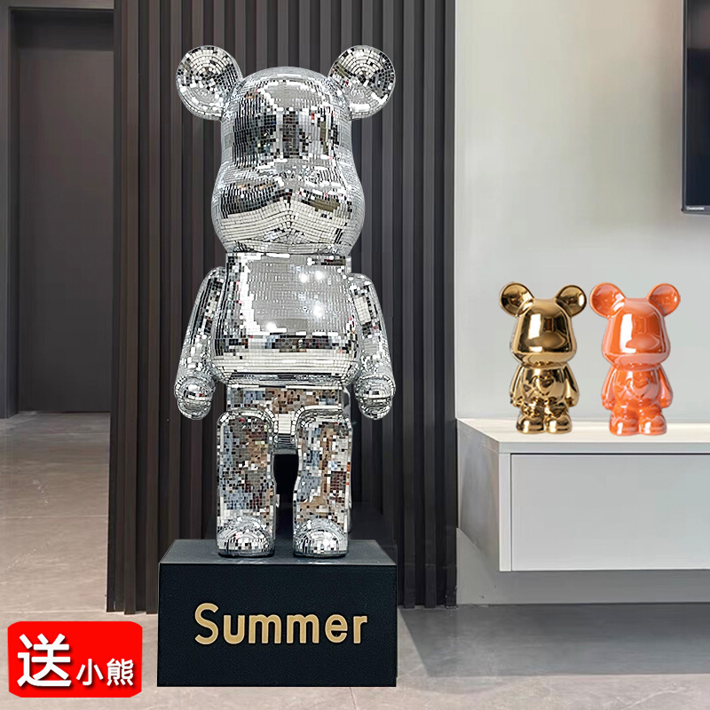 Violent bear supersize 2023 new only to fail to deposit money pot high-end light lavish living room TV cabinet floor pendulum-Taobao