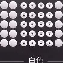 Chaolian T5 resin plastic invisible seam-free curtain strap four-button buckle with good quality and strong hidden buckle for childrens clothing