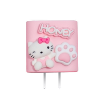 Suitable for Apple 15promax data cable charger protective cover 20wiphone14 13 pink girly heart cute patch style charging cable both ends cover iphone15p