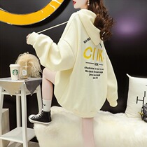 Pregnancy Woman Dress Spring Autumn Season 2022 new Fashion Korean version loose Even cap pregnant womens pregnant womens blouses spring tide
