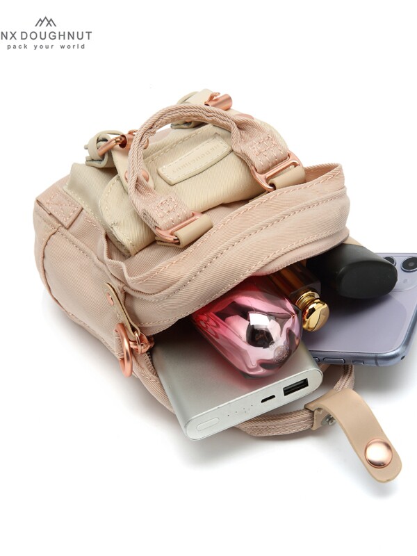 Donut, small shoulder bag, one-shoulder bag, hand loop bag