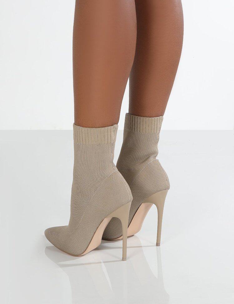 Сексуальные носки ботинки вязание STCH Boots High Hells for Women Fas 