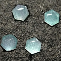 Mother-of-pearl hexagonal luminous clam green clam