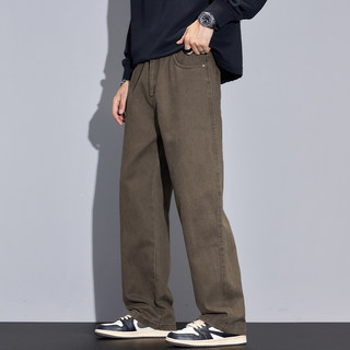 Kuvine Autumn 2025 New American High Street Retro Casual Pants Men's Loose Straight Wear-Resistant Work Pants