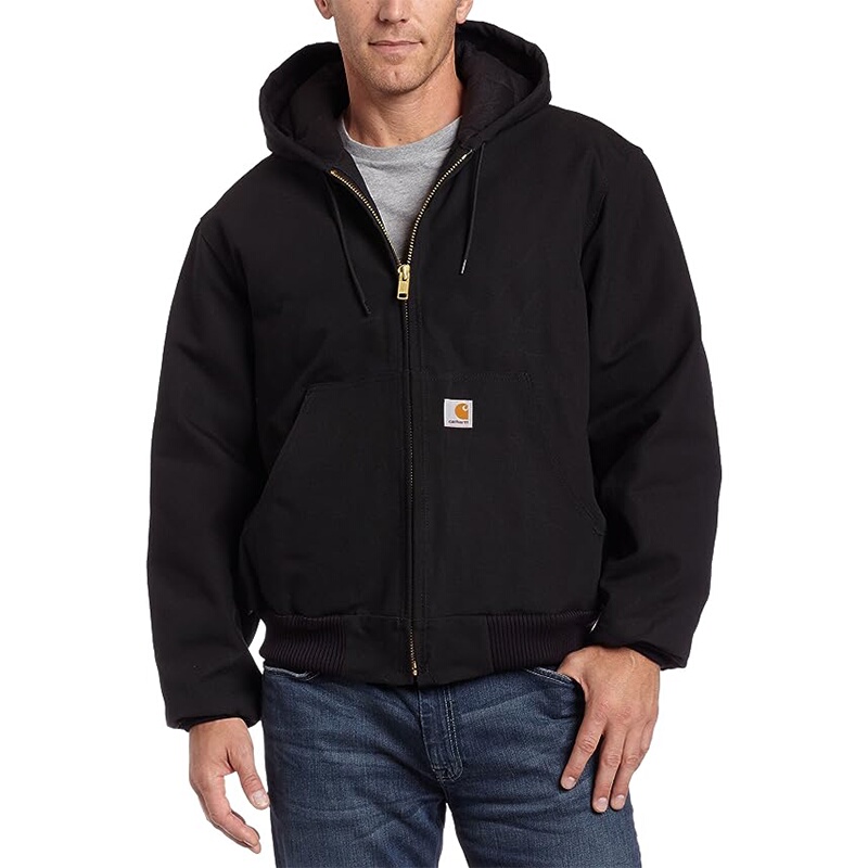 Carhartt J140 106673 American Workwear Heavyweight Native Canvas Sports Hooded Jacket Thickeneded Carhartt J140 106673 American Workwear Heavyweight Native Canvas Sports Hooded Jacket Thickeneded