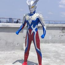 Cerro Mask Divine Light Stick Set Clothing Adult Version Tiga Adult Model Childrens Boy Leather Case Luminous Headgear