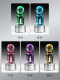 Crystal Engraved Basketball and Football Trophy with Colorful Lights, 3D Character Figurine Design, Tower Model, Building Model, Sports Souvenir