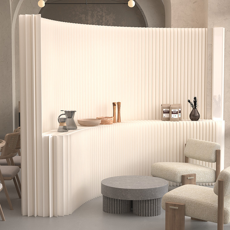 Screen Partition Booth Paper Wall Room Separation Screen Office Partition Wall Dining Room Dining Folkproof Partition-Taobao