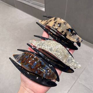 High-End Large Hairpin for Updos, Super Convenient and Simple Acetate Hair Clip, Popular Claw Clip for the Back of the Head, Trendy Swallowtail Hairpin