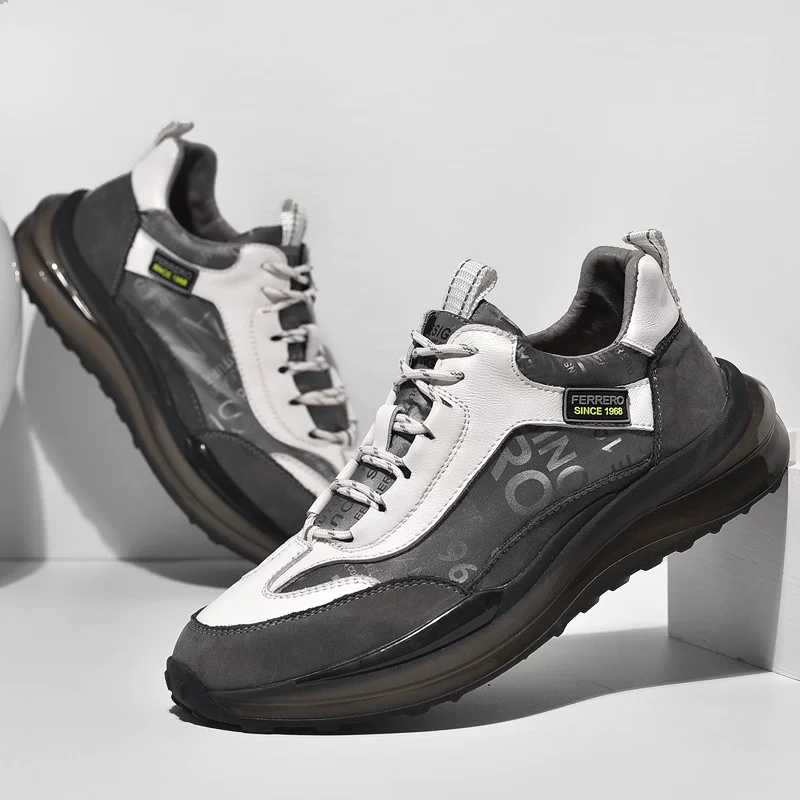 [Новая коллекция golf кроссовки для мужчин черные мужские ходовые туфли]
