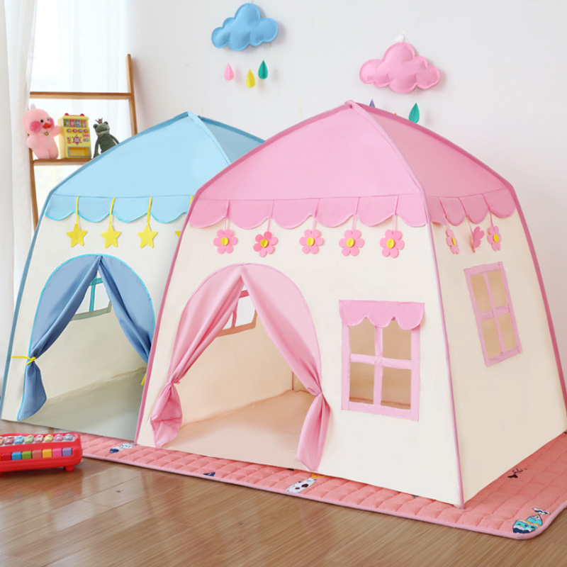 Children's Tent Indoor Boy Princess Girl Play House Castle Little House Over Home Passupable Oversize Sleep