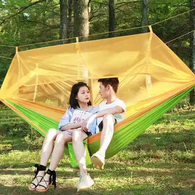 Outdoor hanging bed Single anti-rollover adult swing hanging bed Double thickened dormitory hanging bed Balcony hanging bed Multi-function