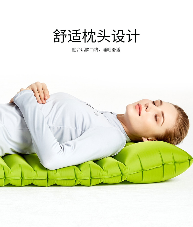 Bơm hơi loại siêu nhẹ đệm bơm hơi ngoài trời Lều ngủ thảm đơn mở rộng dày lên trong nhà nghỉ trưa - Thảm chống ẩm / Mat / Gối xốp nền nhà