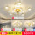 Quạt kết hợp cả nhà trọn gói đèn led âm trần đèn chính khí quyển phòng ngủ 2023 đèn phòng khách tối giản hiện đại mới quạt trần đèn trang trí quạt trần kết hợp đèn chùm