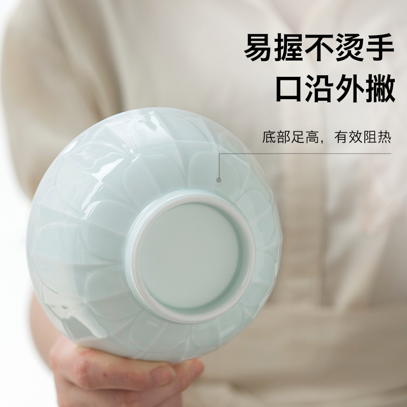 Made in jingdezhen domestic rice bowls ceramic tableware for a single job dishes suit small dishes soup bowl