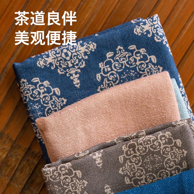 Get in zen double thickening absorbent cotton printed tea towel cloth art to zero with a pot of tea towel is not easy to fade