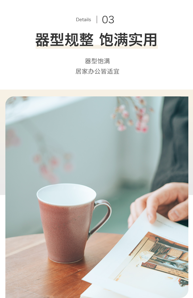 Lane. Jingdezhen ceramic keller to exquisite glass cup of milk for breakfast to send cups of coffee cup