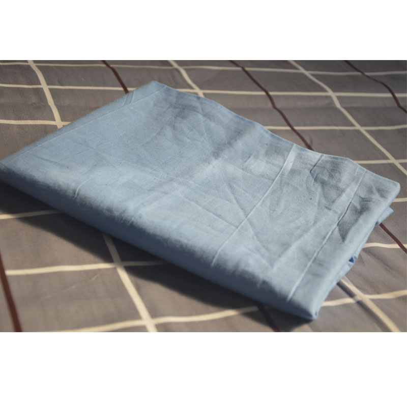 Miễn phí vận chuyển tinh khiết màu xanh chăn quilt ký túc xá sinh viên gối trải giường ba mảnh chăn đơn vị duy nhất trên giường - Quilt Covers chăn tuyết nhung
