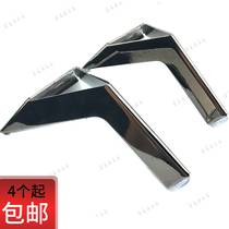 Metal new foot mouth European style hardware furniture sofa foot coffee table leg support leg cabinet black TV cabinet bed