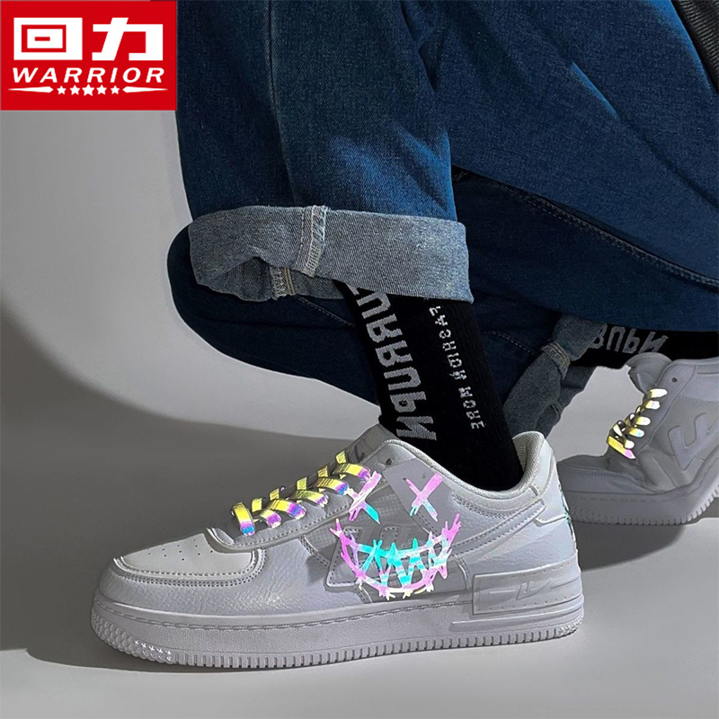 Pull-Back Reflective Laser Sneakers for Men, 2026 Autumn New Style, Couple Sports Casual Shoes, Niche Original Men's Shoes