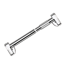 304 stainless steel telescopic rod without punching the balcony top-mounted clothes drying rack to fix a bathroom shower curtain rod