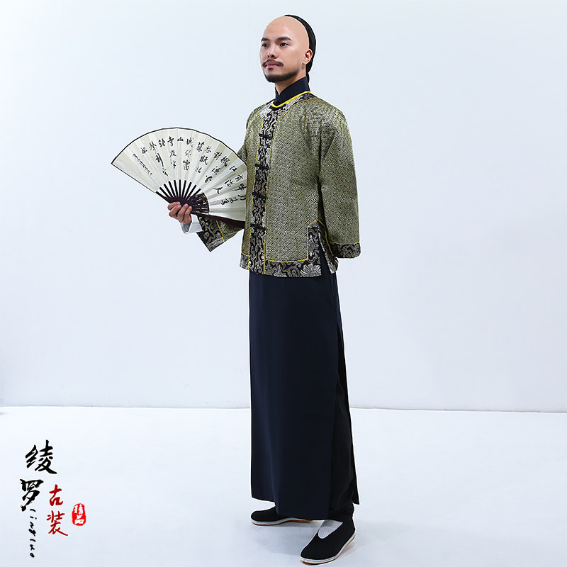 那年花开同款清朝民国男士长袍长衫,复古风衣橱必备吗?-民族服装/舞台装-淘宝好物网
