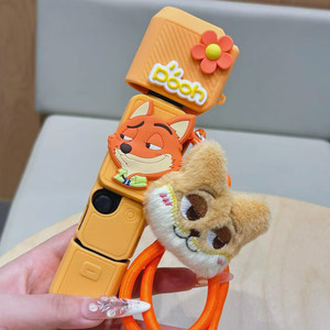 DJI pocket4 protective cover Judy Nick Fox gimbal silicone soft protective case accessories Zootopia